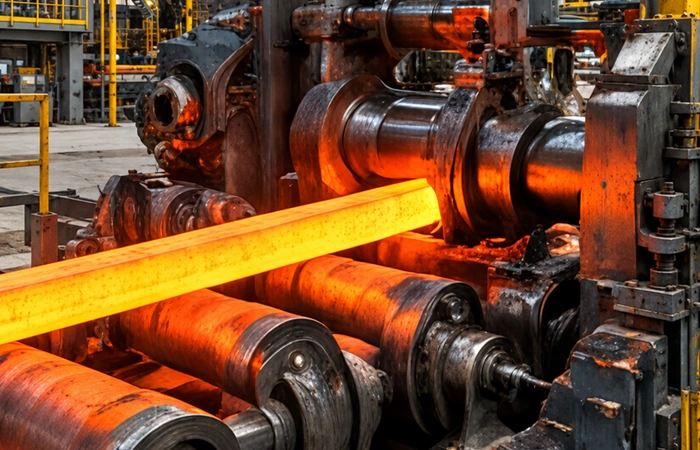 Rolling mill stand shaping THANE TMX bars