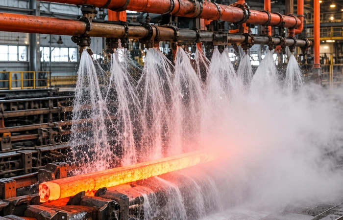 Thermex quenching process for THANE TMX bars